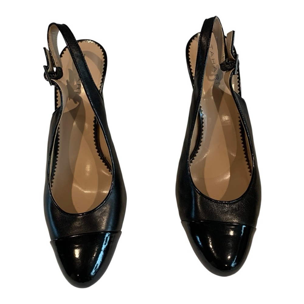 Tahari Elegant Slingback Heels Sz 9 - Picture 2 of 6